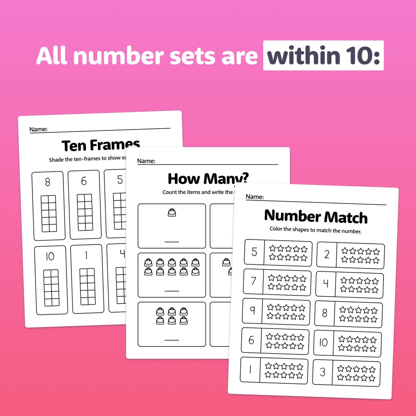 count within 10