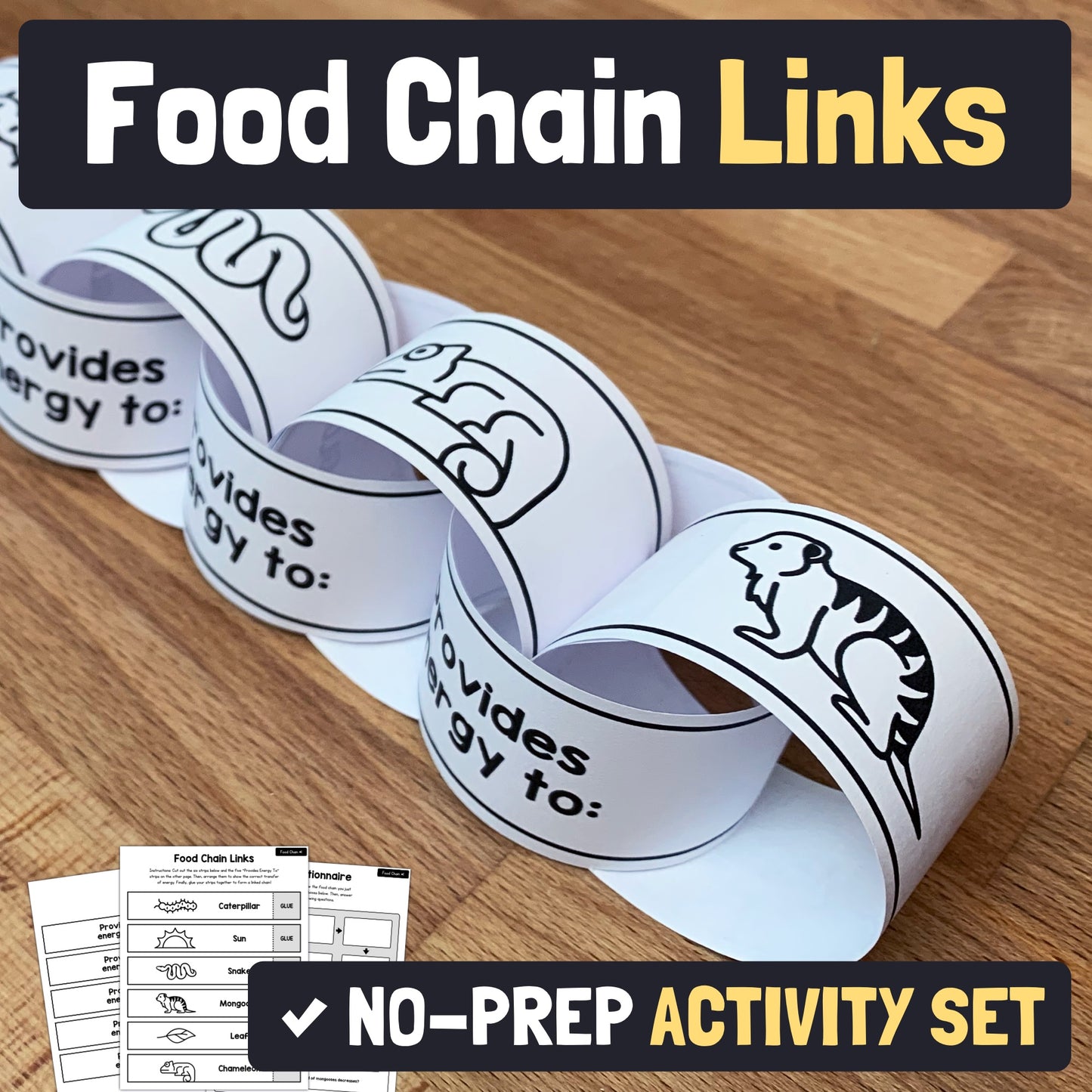 No prep food chains craft
