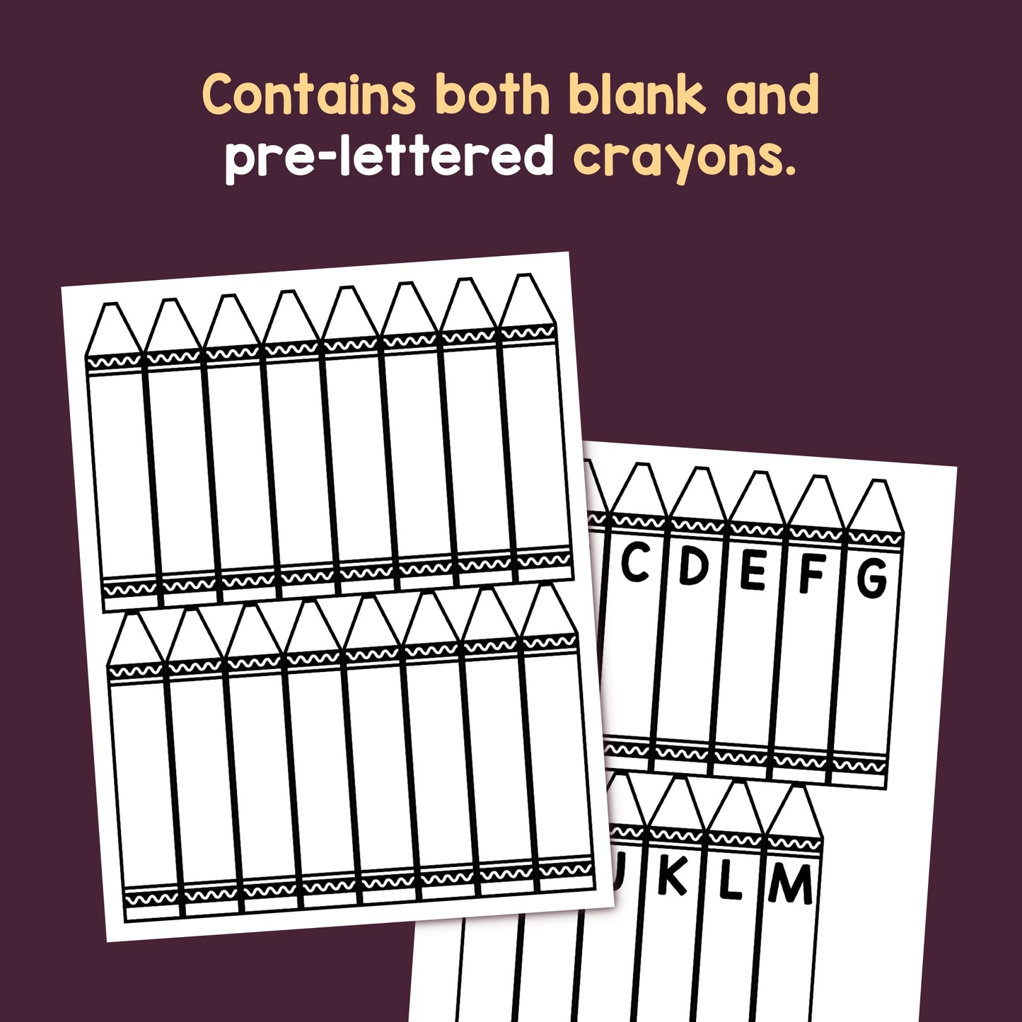 Printable bulletin board idea for back to school