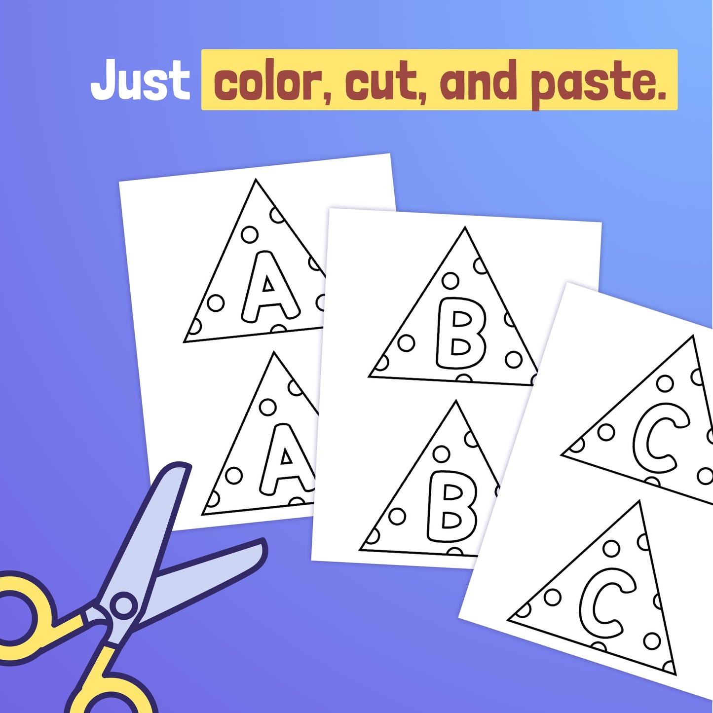 No prep printable winter craft for kids