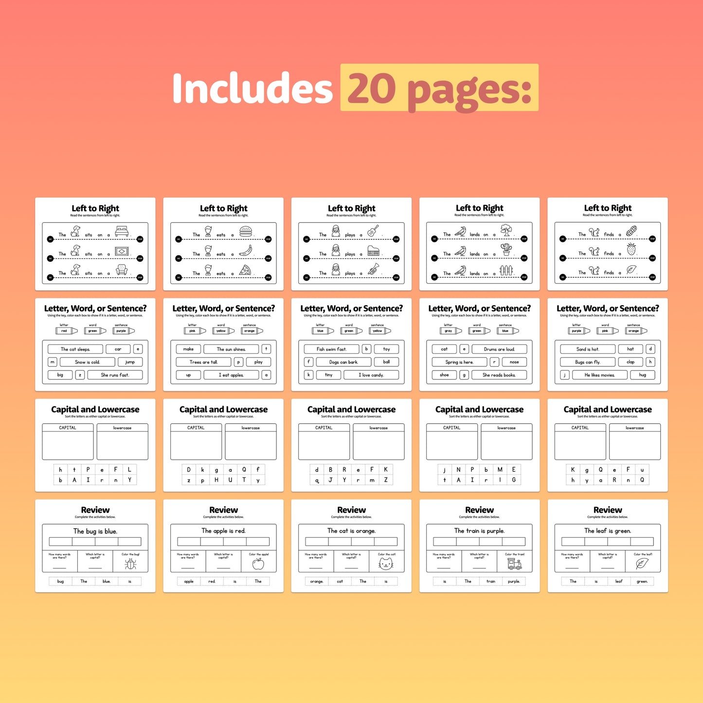 Printable pre-writing worksheets kindergarten
