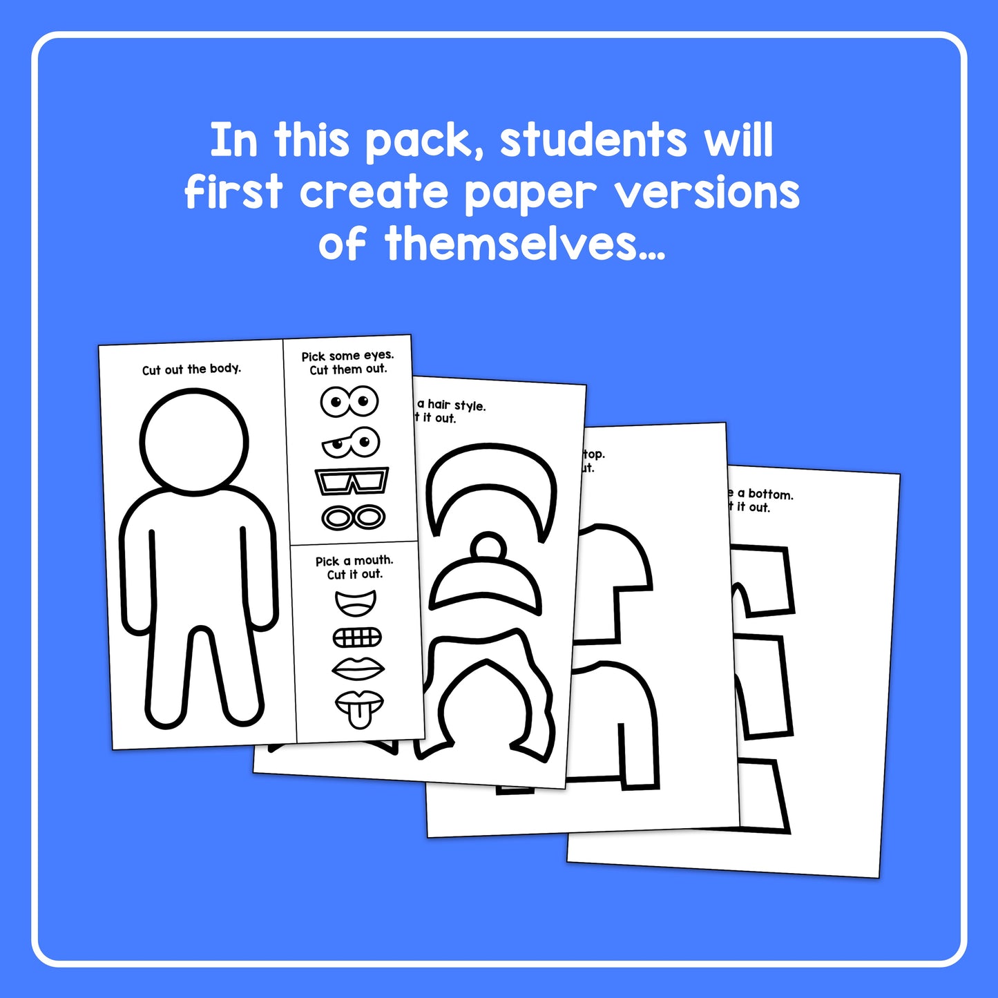 First day of school icebreaker craft