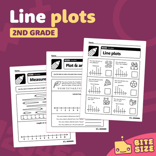 Line Plots Worksheets | 2.MD.D.9