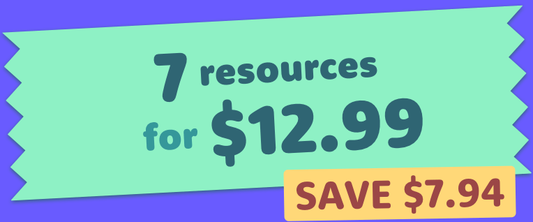 Ticket reading "7 resources for $12.99 / SAVE $7.94"