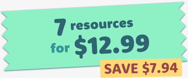 Ticket reading "7 resources for $12.99 / SAVE $7.94"