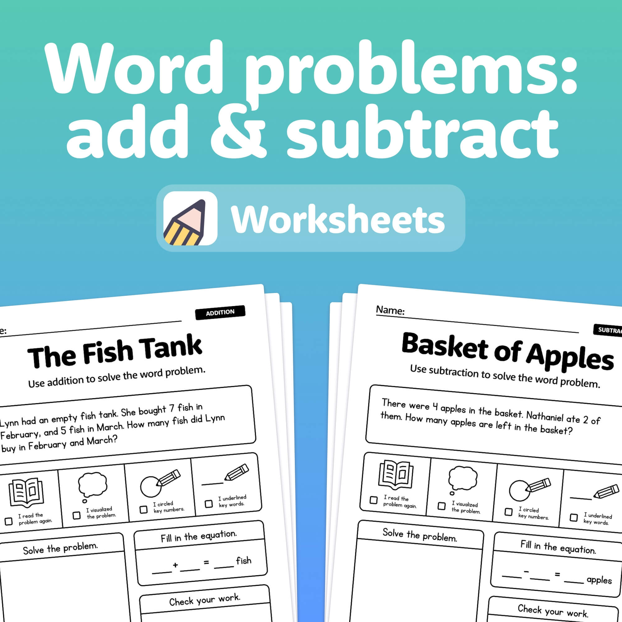 Sample: Addition Word Problems – Ethan Dirks Inc. DBA That Little Robot