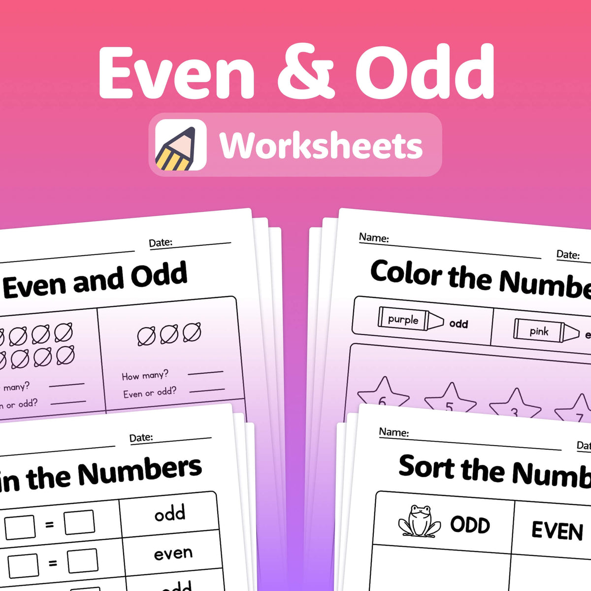 Odd Even Numbers Worksheet.pdf Odd And Even Number Worksheets 1st Grade Even And Odd Printable