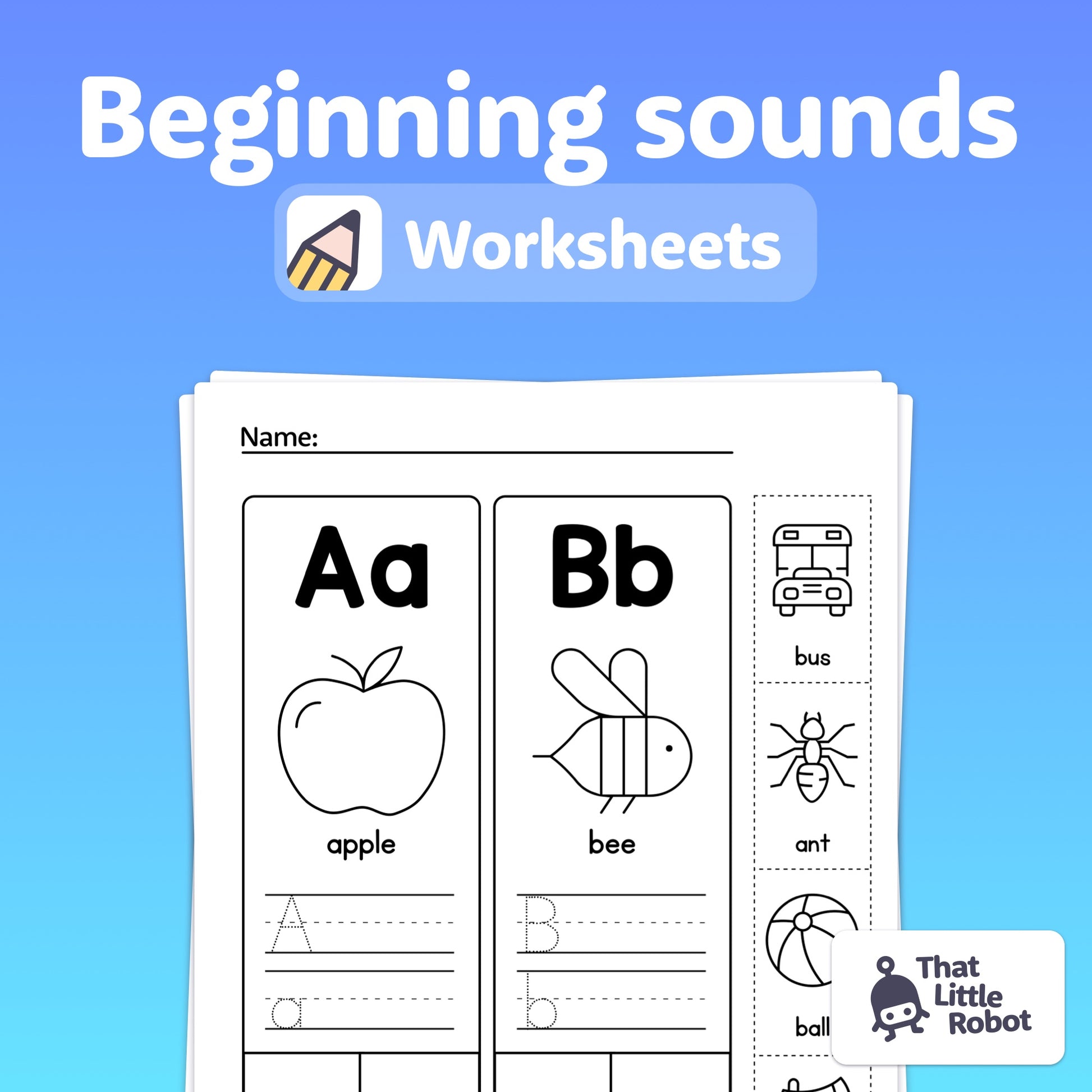 Beginning Sounds Worksheets (Printable PDF) – That Little Robot beginning-sounds-worksheets-printable-pdf-that-little-robot
