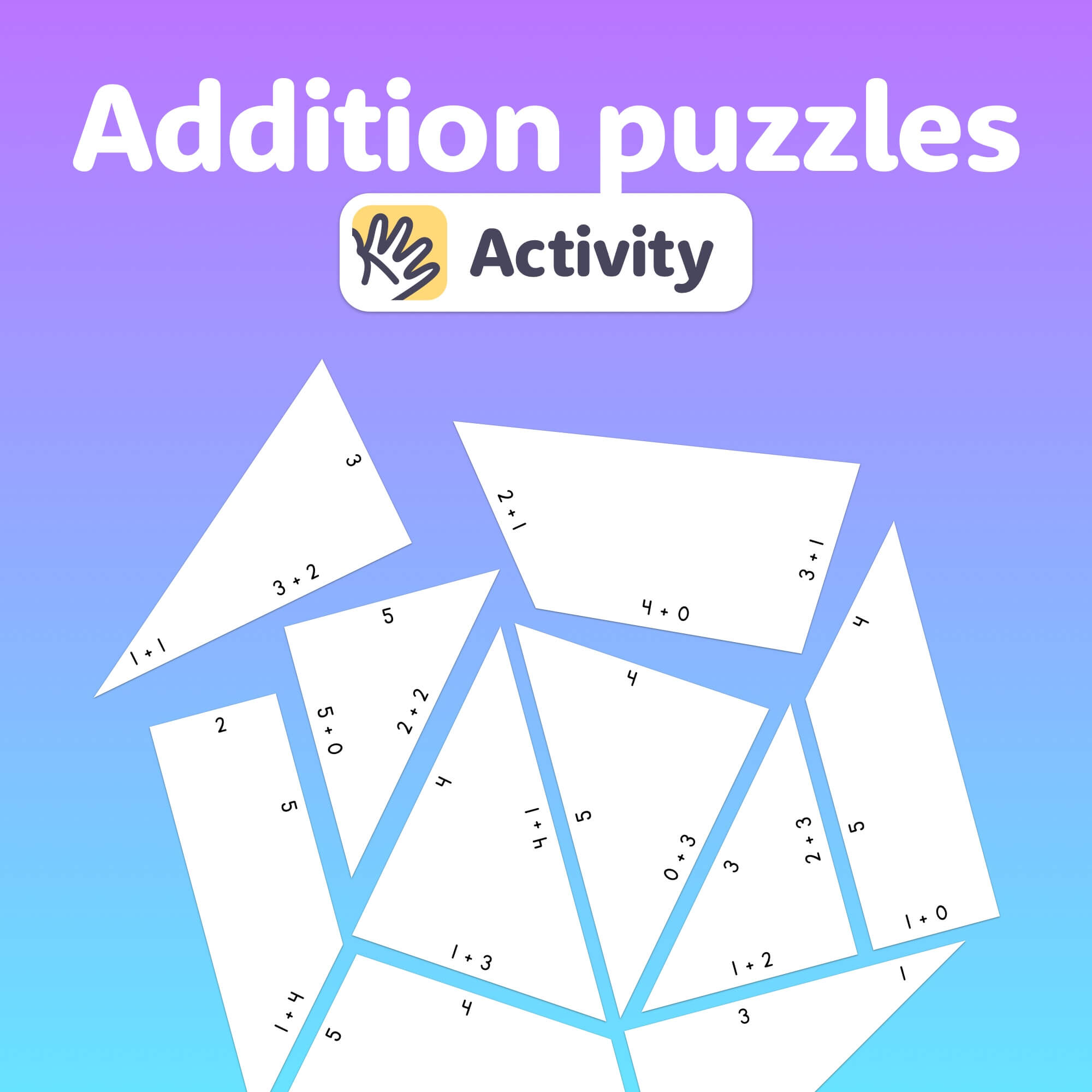 Addition Puzzles Activity (Printable PDF) – That Little Robot