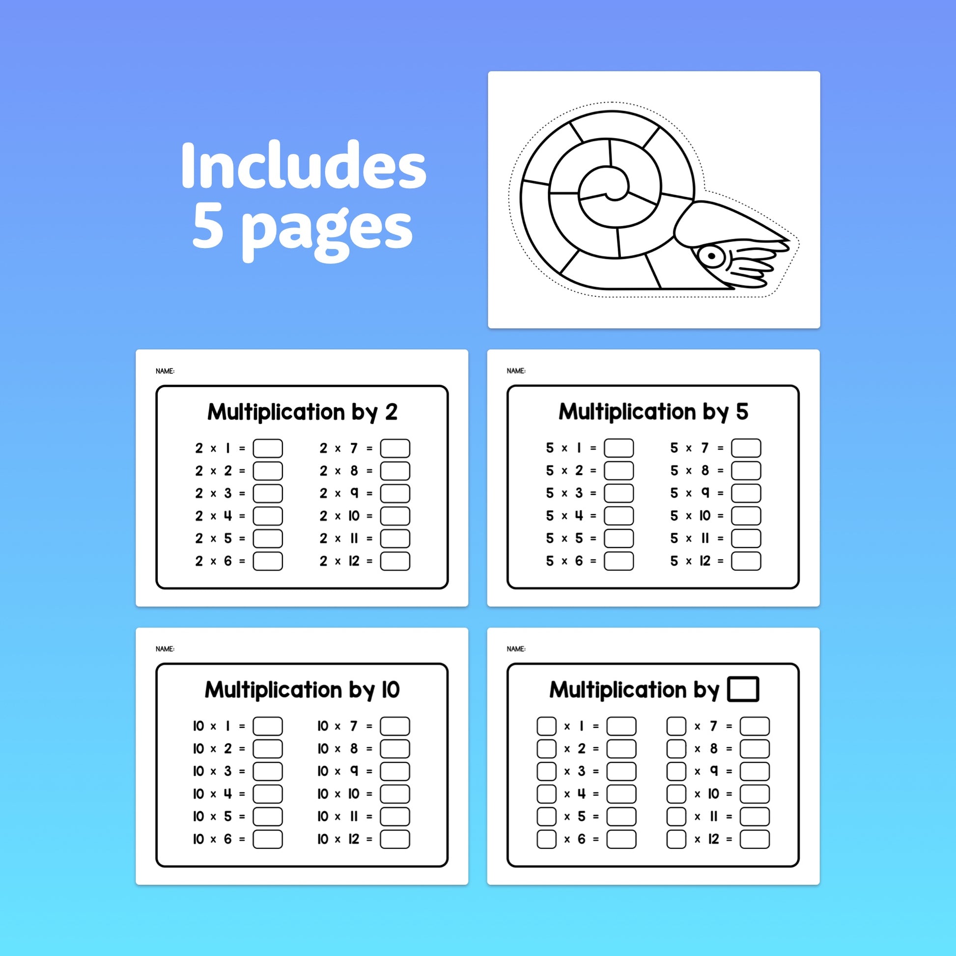 Skip counting by 2, 5, and 10 activities