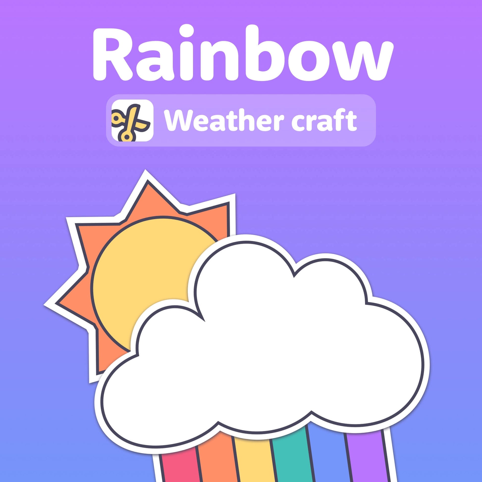 No prep rainbow craft