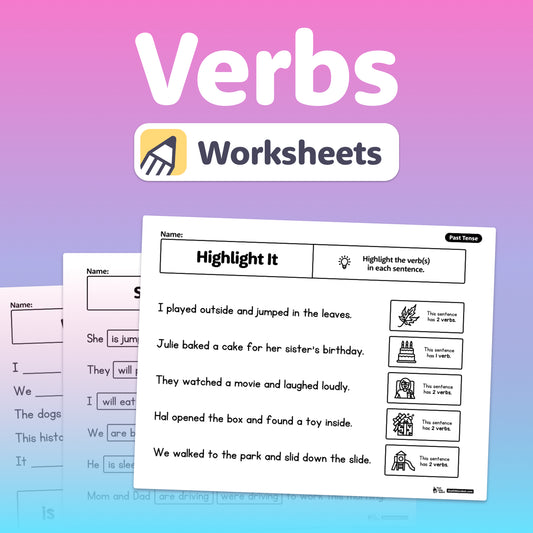 Verbs Worksheets