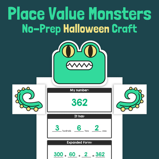 Place Value Monster Craft