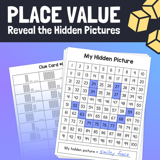 Place Value Hidden Picture Worksheets