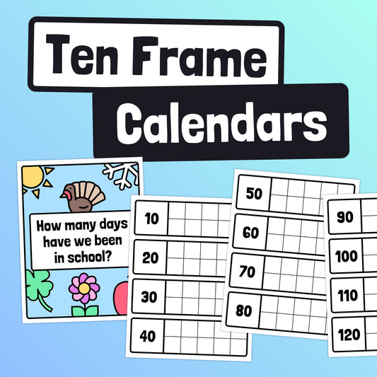 Ten Frame Calendars