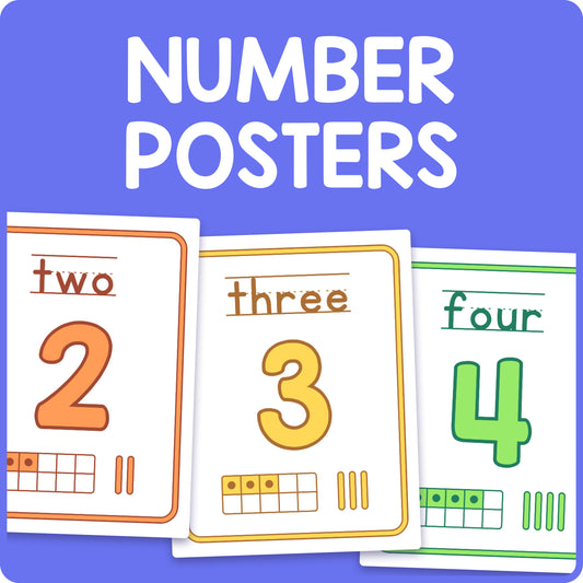 0-20 number anchor charts