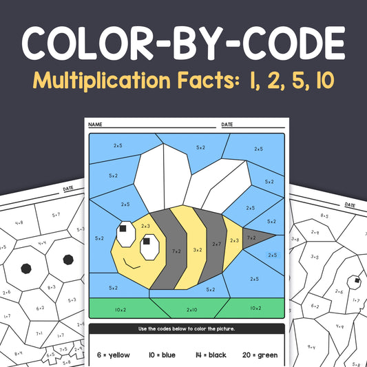 2nd grade multiplication coloring sheets
