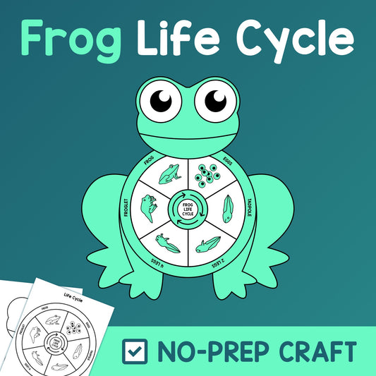 Life cycle of a frog craft