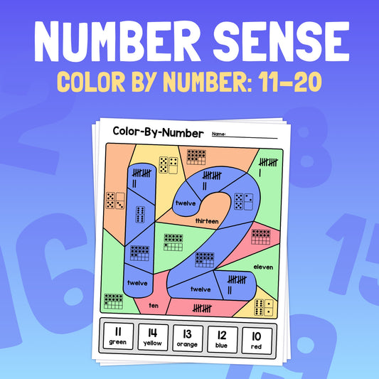 11-20 number sense activities