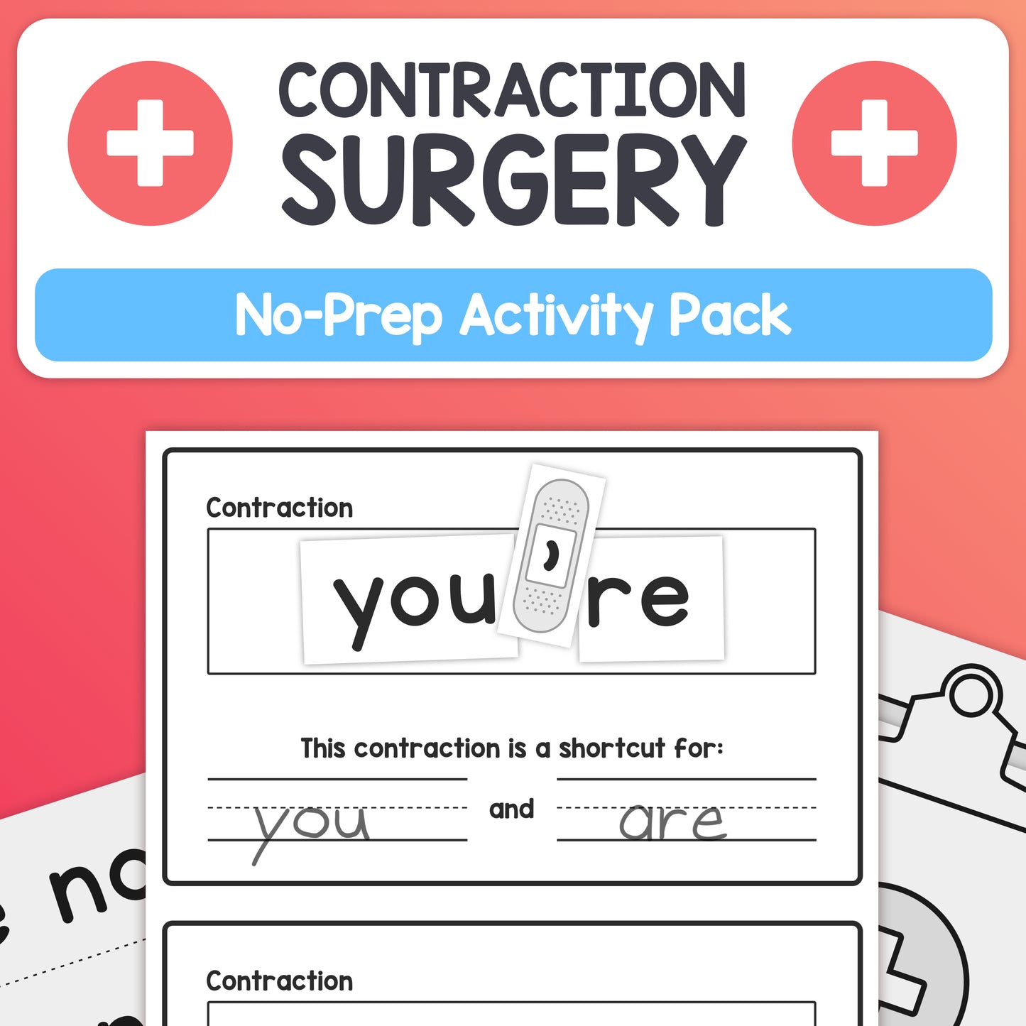 1st, 2nd, & 3rd grade contractions center