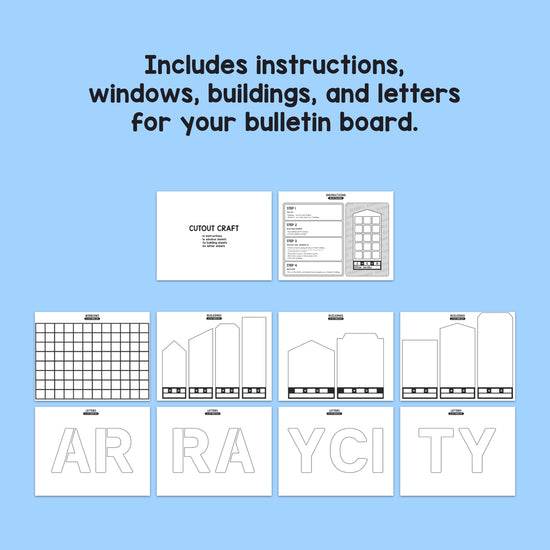 Array City Activities Printable PDF That Little Robot