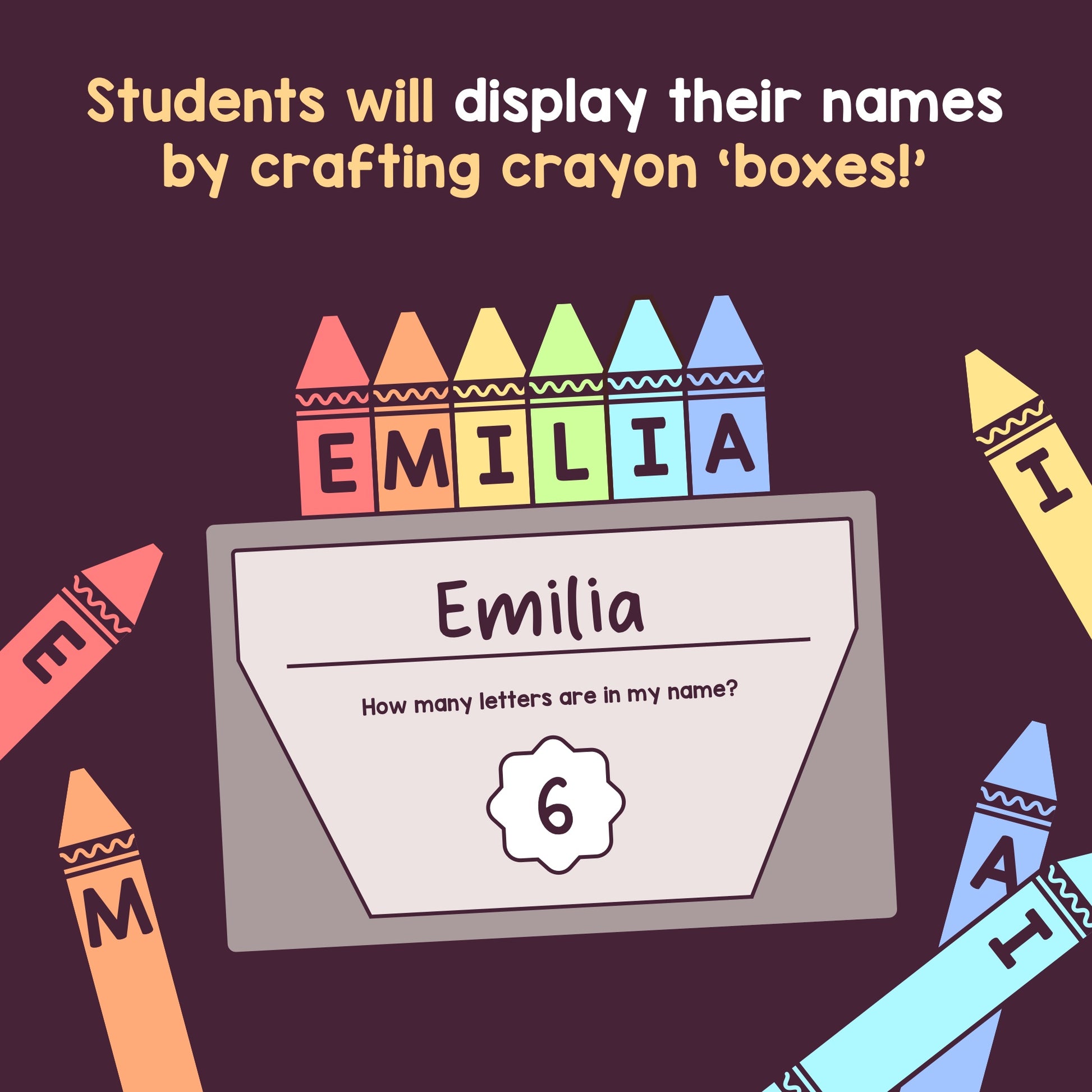 crayon-name-craft-printable-pdf-that-little-robot for Crayon Box Name Craft Free Printable Crayon Name Craft (Printable PDF) – That Little Robot for Crayon Box Name Craft Free Printable