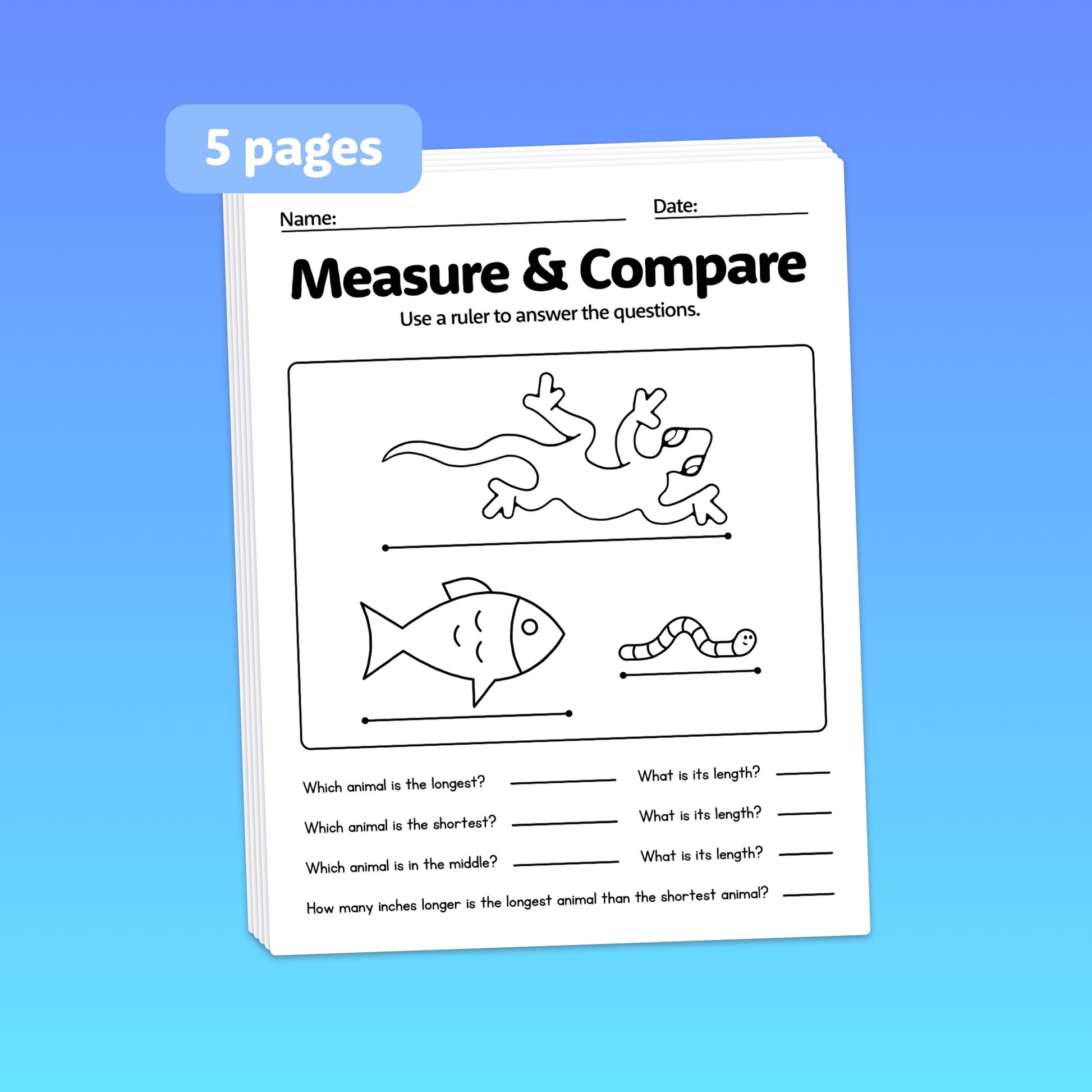 Comparing length activities