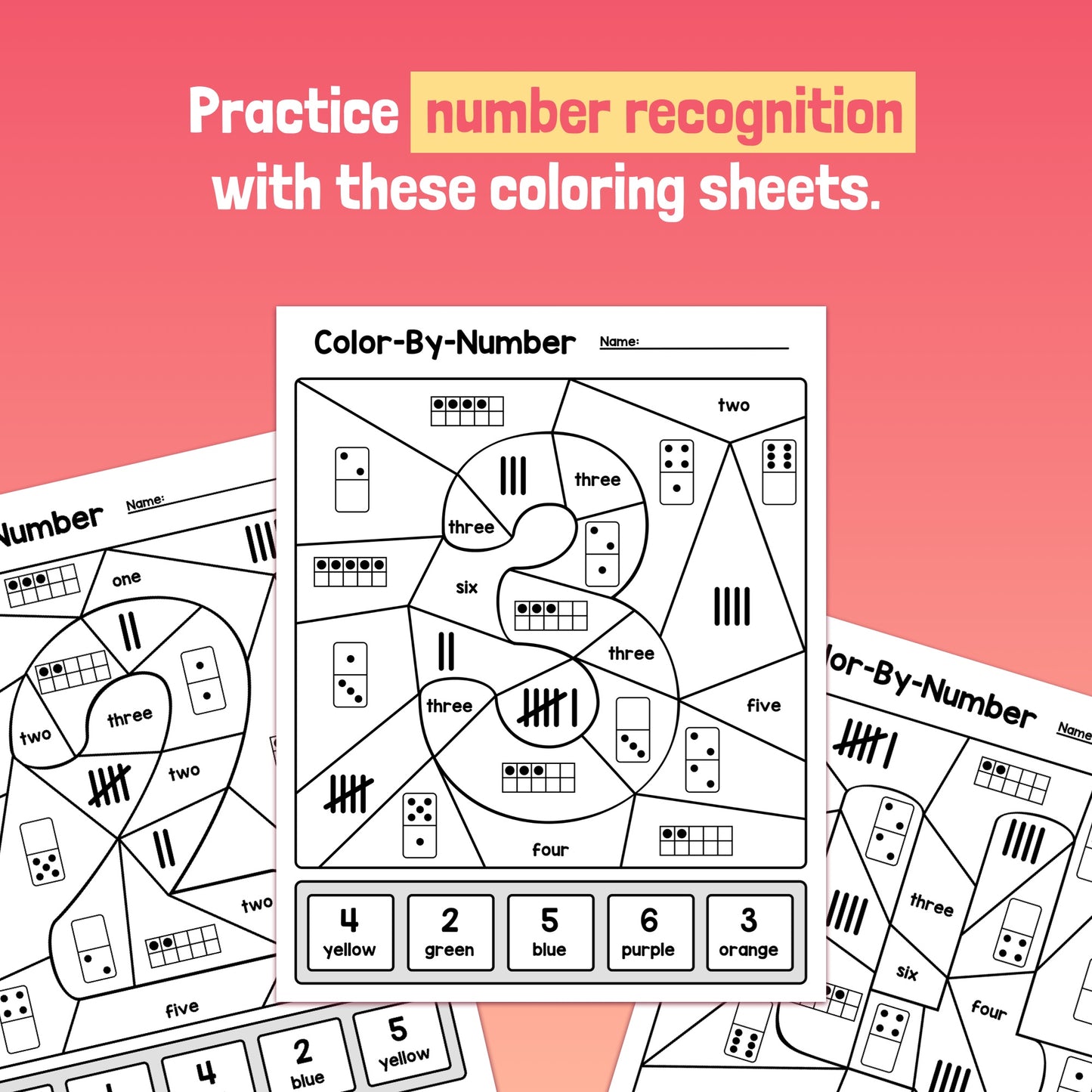 color by number activities